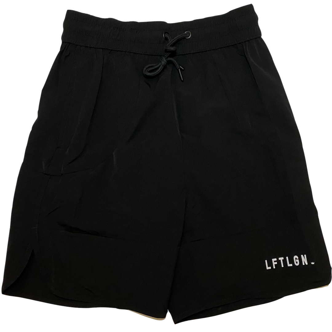LFTLGN ATHLETIC SHORTS (BLACK/GHOST) - LIFTING LEGION