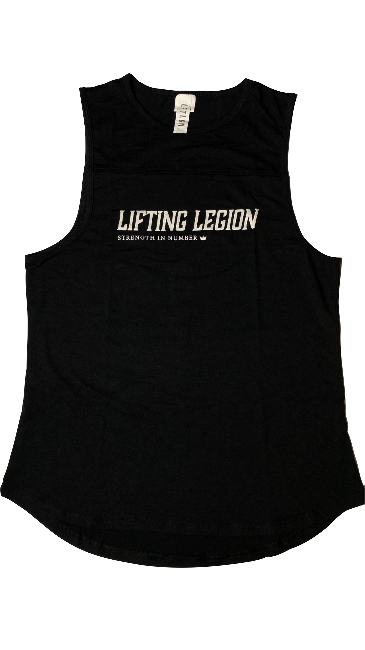 MUSCLE TEE-BLACK - LIFTING LEGION