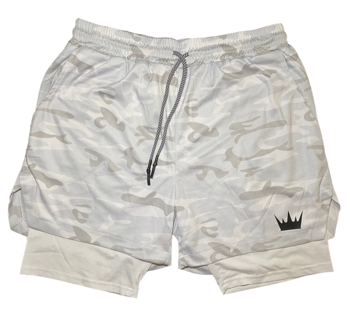 2 IN 1 LIFTING LEGION IMPACT SHORTS-GHOST - LIFTING LEGION
