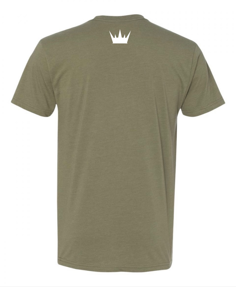 LIFTING LEGION SCHEMATIC TEE (POLY-COTTON BLEND)- OLIVE GREEN - LIFTING LEGION