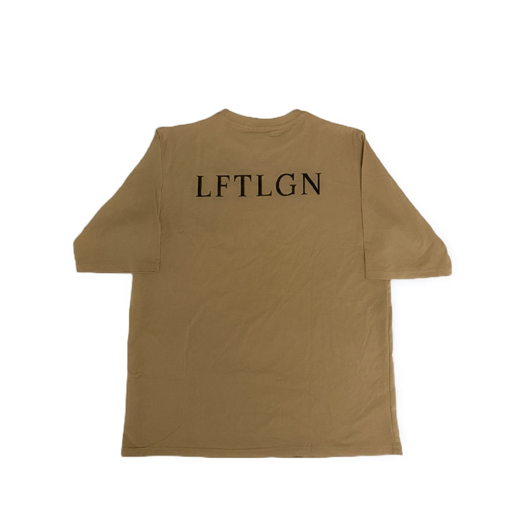 BRED TO CONQUER DROP SHOULDER TEE-SAND(READ THE SIZE DISCLAIMER IN THE DESCRIPTION) - LIFTING LEGION