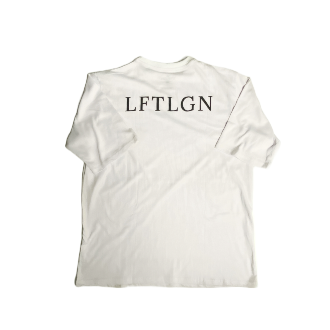 BRED TO CONQUER DROP SHOULDER TEE-WHITE(READ THE SIZE DISCLAIMER IN THE DESCRIPTION) - LIFTING LEGION