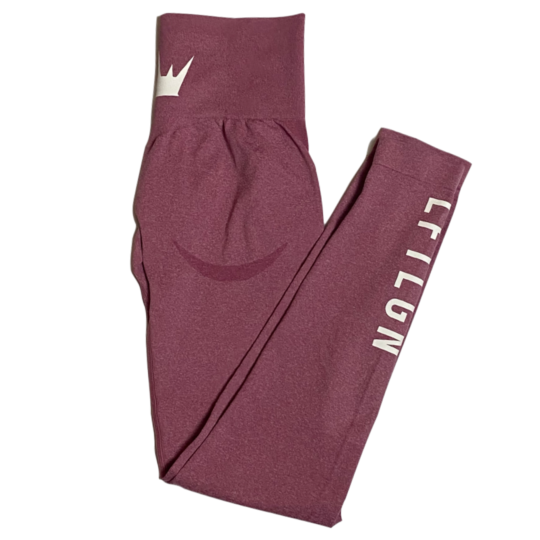 LFTLGN ENDURANCE LEGGINGS-WINE (TRUE TO SIZE) - LIFTING LEGION