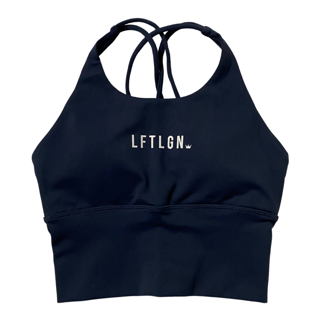 LFTLGN SPORTS BRA-NAVY BLUE - LIFTING LEGION
