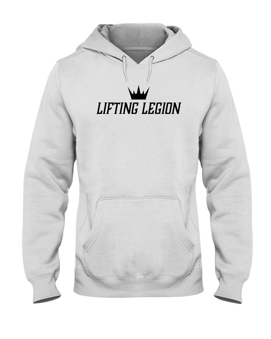 COTTON LIFTING LEGION HOODIE-ASH WHITE - LIFTING LEGION