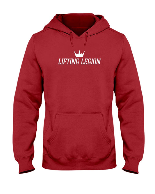 COTTON LIFTING LEGION HOODIE-RED - LIFTING LEGION 