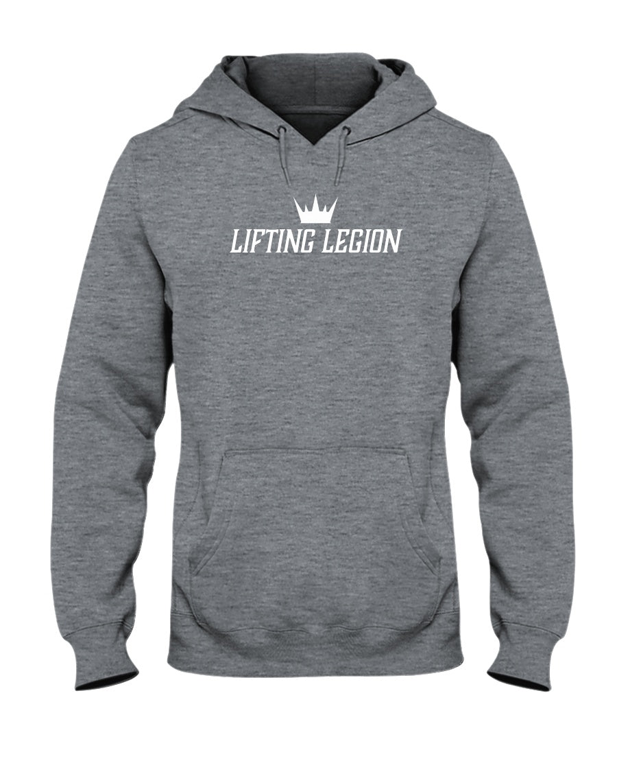 COTTON LEGION HOODIE-HEATHER GREY - LIFTING LEGION 